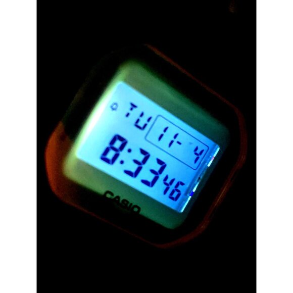 Casio G-Shock Men's Watch DW5600TL-7 Beach Time 43mm White Rubber Strap 3525 - Picture 7 of 14